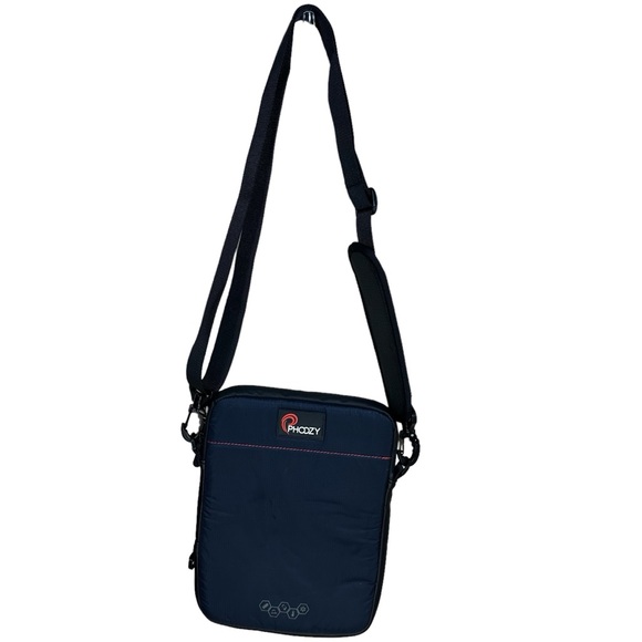 Tablet Case for iPad Air, Tablets up to 11" Cosmic Black canvas messenger bag - Picture 2 of 9